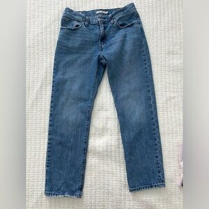 Levi’s middy straight jeans, size 29